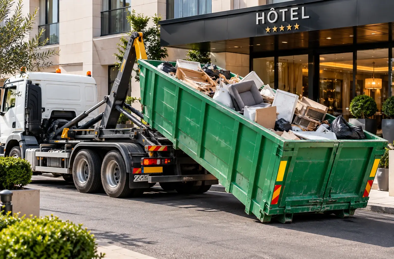 Évacuation de déchets tout-venant à Strasbourg